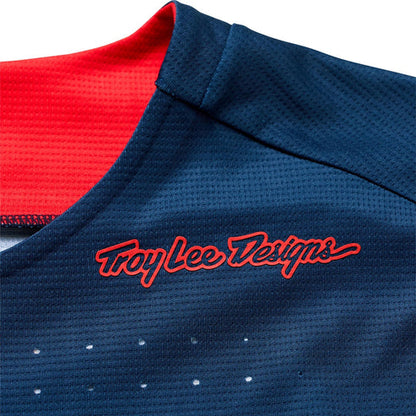 Trikot TROY LEE DESIGNS SPRINT Lange Ärmel Blau/Rot