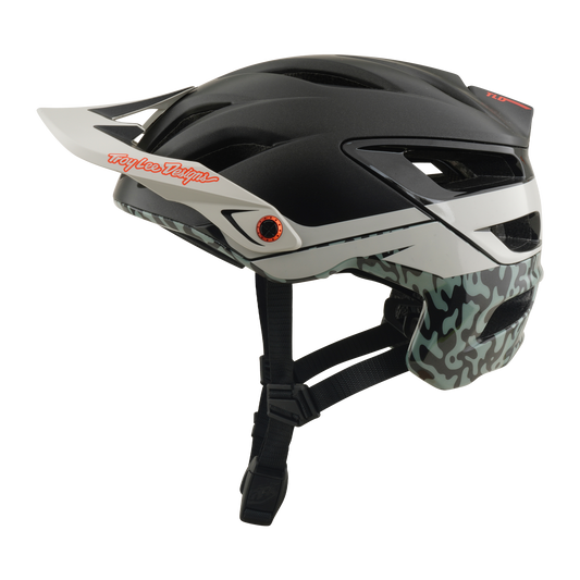 MTB-Helm TROY LEE DESIGNS A3 MIPS HALO PUMICE Charcoal/Weiß