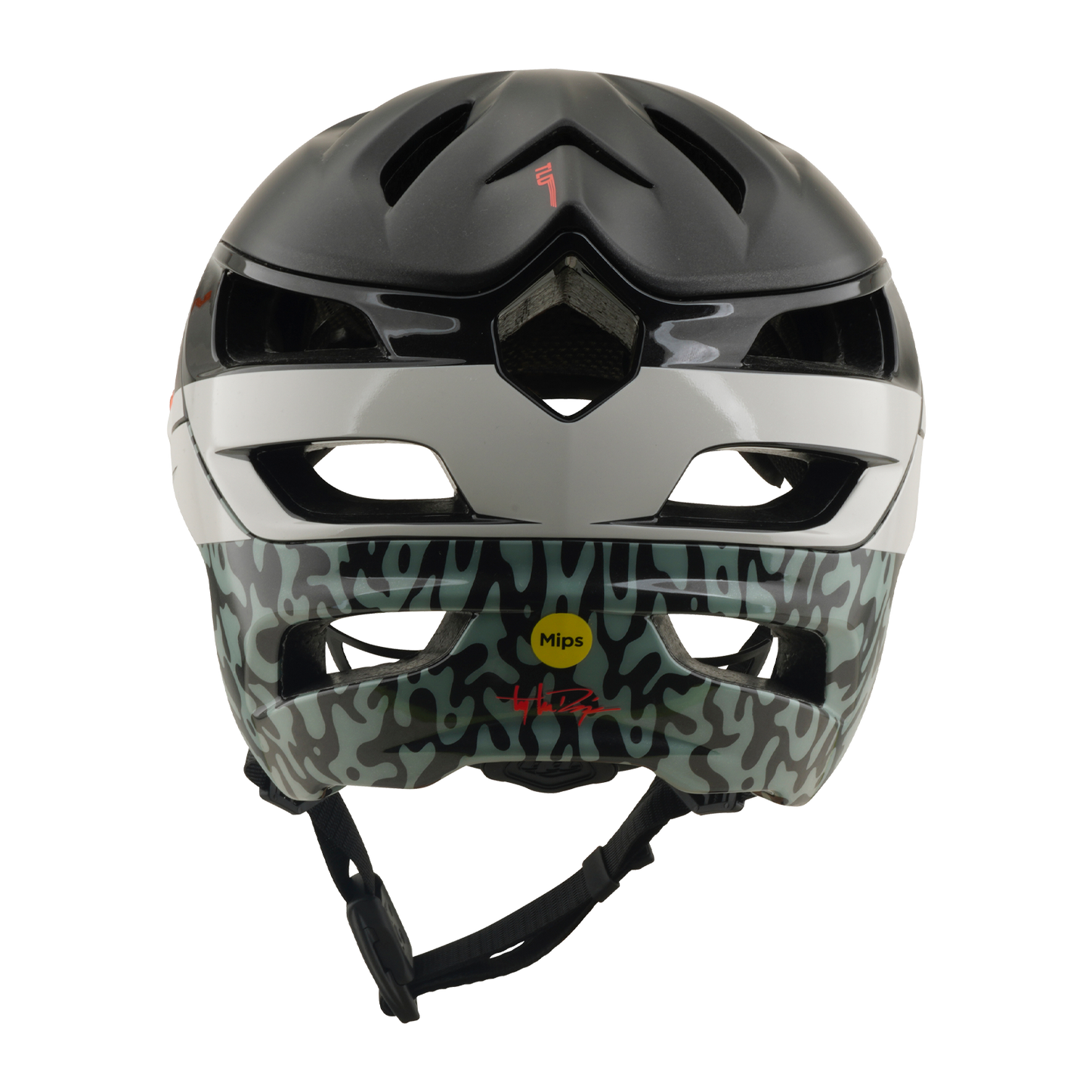 MTB-Helm TROY LEE DESIGNS A3 MIPS HALO PUMICE Charcoal/Weiß