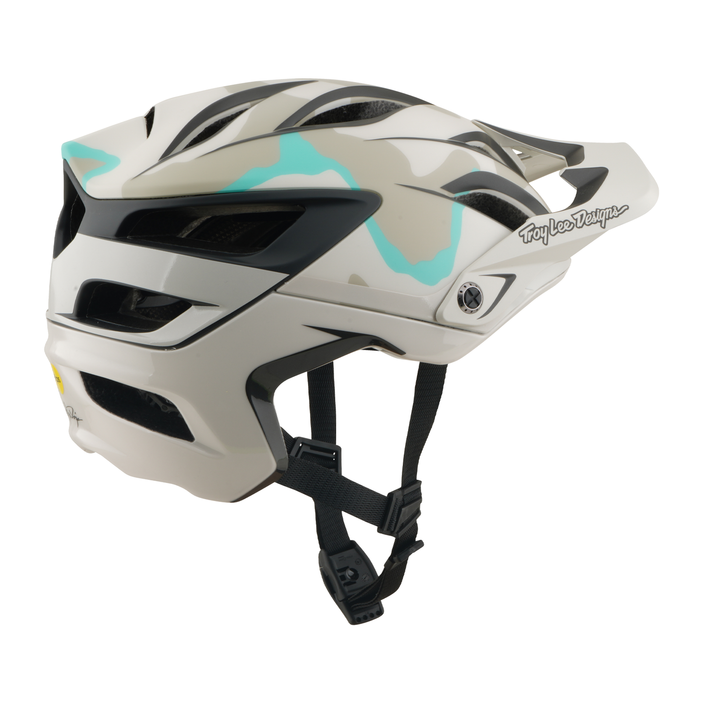 MTB-Helm TROY LEE DESIGNS A3 MIPS HALO PUMICE Weiß/Camo