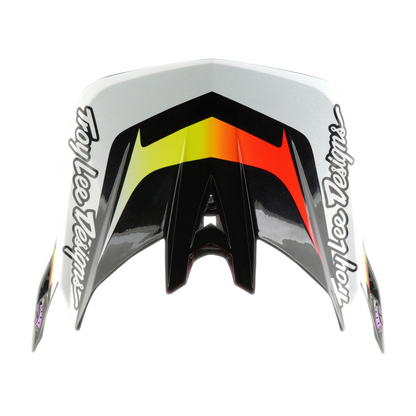 MTB-Helm TROY LEE DESIGNS D4 CARBON MIPS Lined Up Schwarz/Gelb