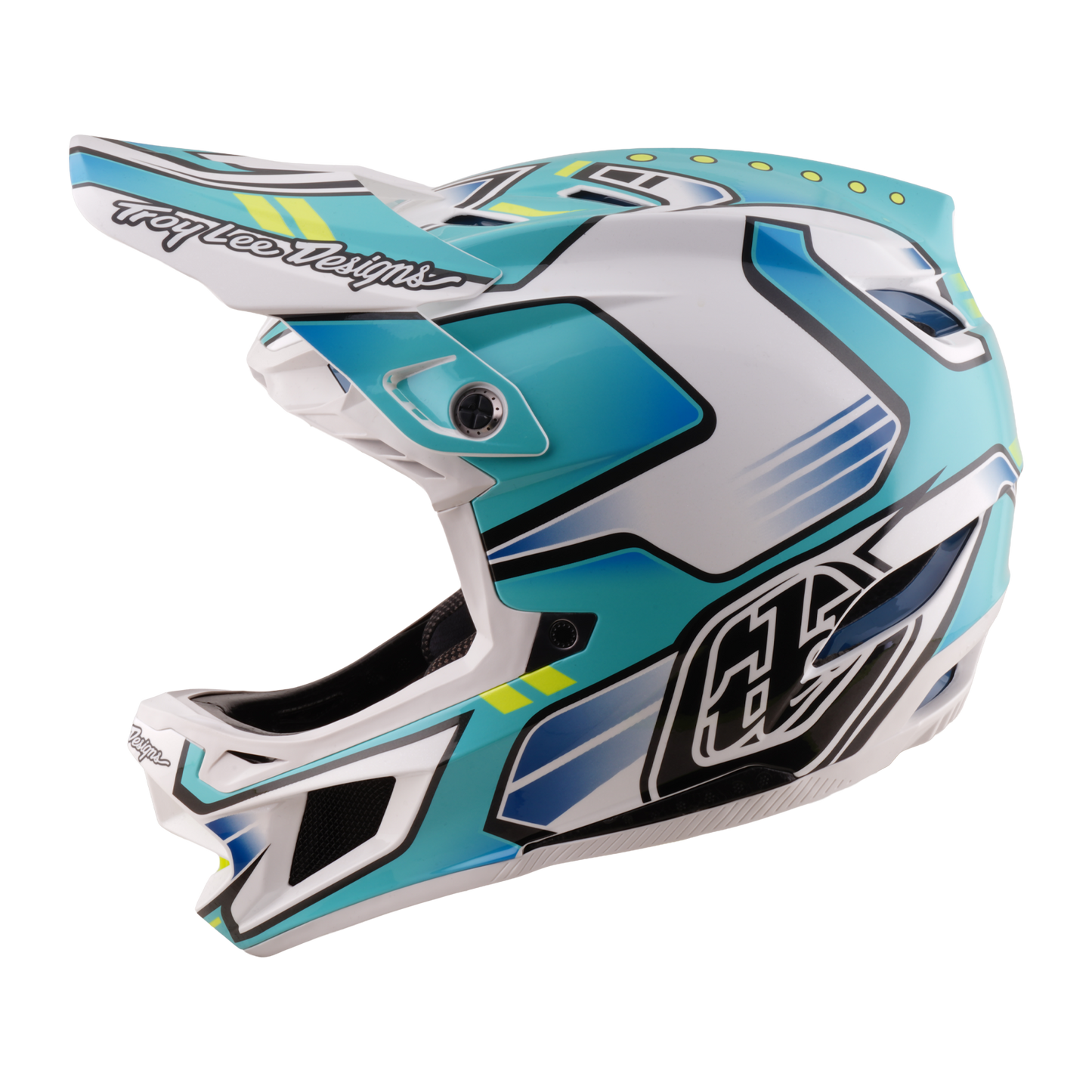 MTB-Helm TROY LEE DESIGNS D4 COMPOSITE MIPS CREST REAL Grün