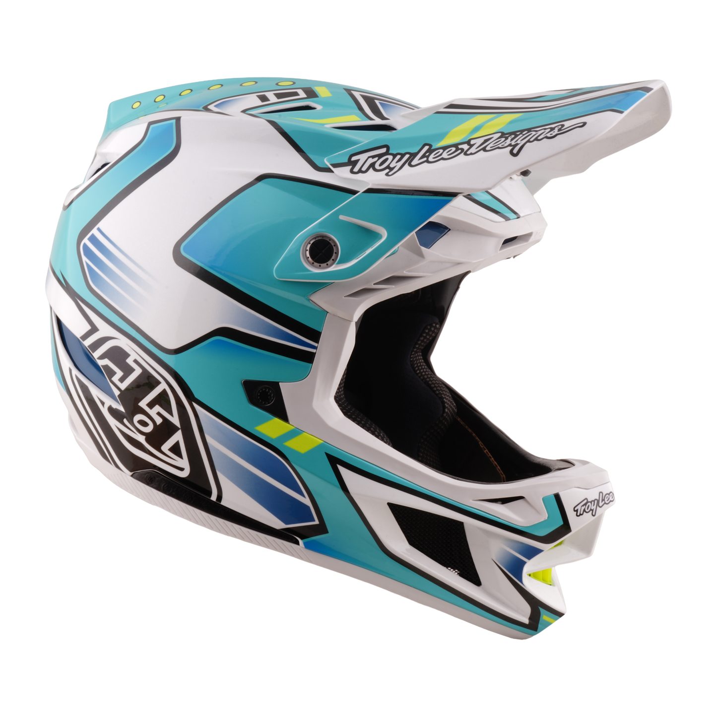 MTB-Helm TROY LEE DESIGNS D4 COMPOSITE MIPS CREST REAL Grün
