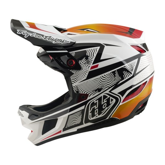 MTB-Helm TROY LEE DESIGNS D4 COMPOSITE MIPS LINED UP Weiß