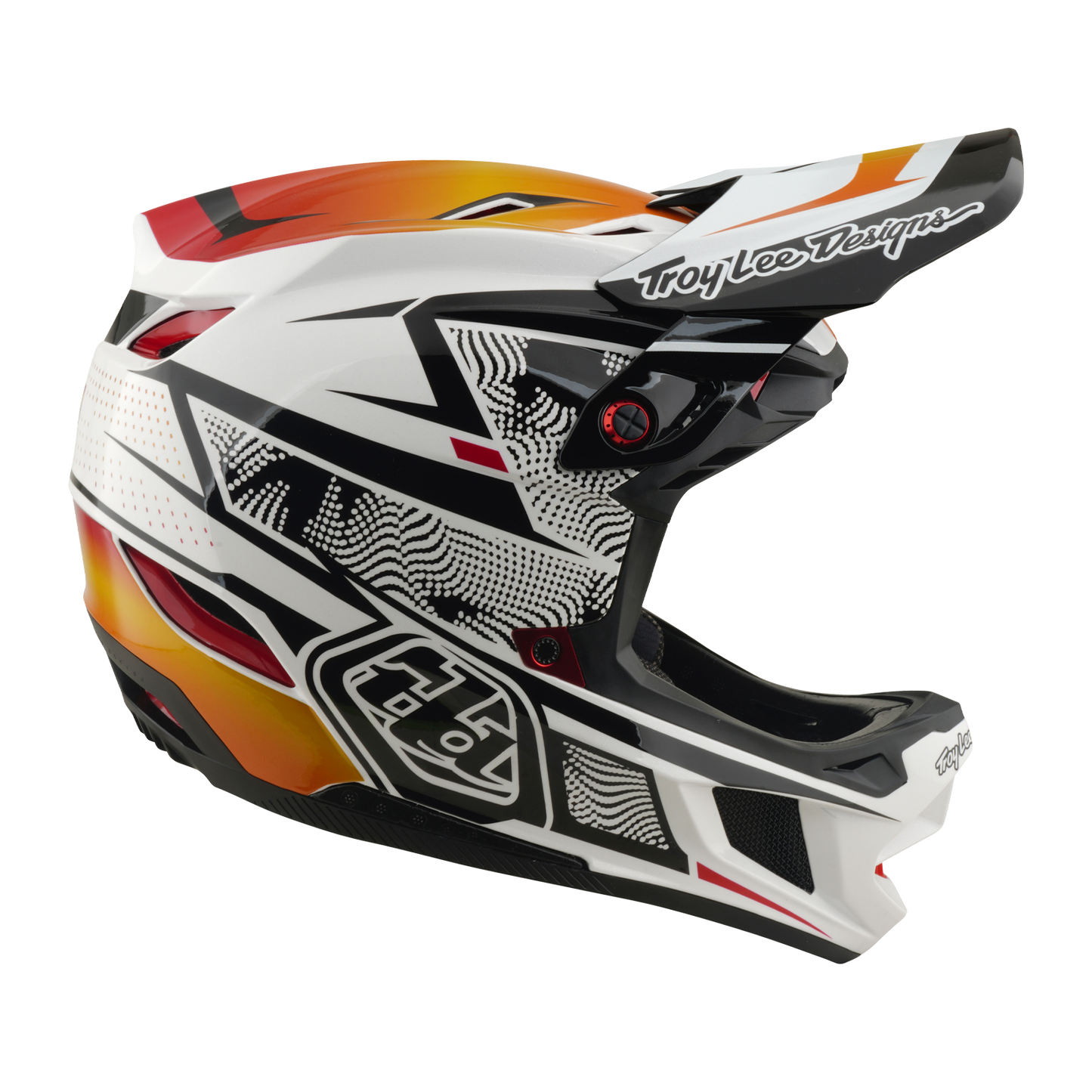 MTB-Helm TROY LEE DESIGNS D4 COMPOSITE MIPS LINED UP Weiß