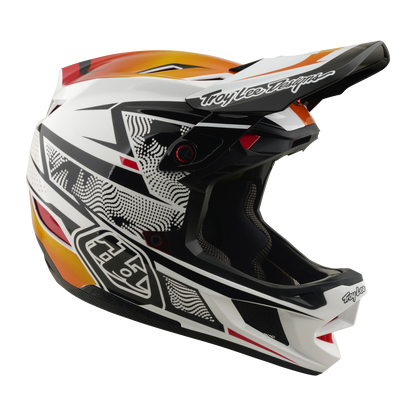 MTB-Helm TROY LEE DESIGNS D4 COMPOSITE MIPS LINED UP Weiß