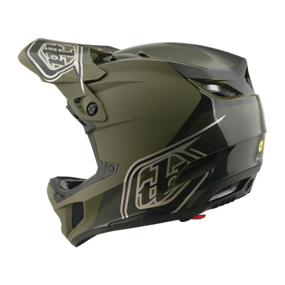 MTB-Helm TROY LEE DESIGNS D4 POLYACRYLITE MIPS SHADOW BEETLE Kaki