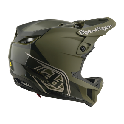 MTB-Helm TROY LEE DESIGNS D4 POLYACRYLITE MIPS SHADOW BEETLE Kaki