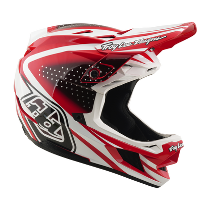 MTB-Helm TROY LEE DESIGNS D4 POLYACRYLITE MIPS THE LINE Rot/Weiß