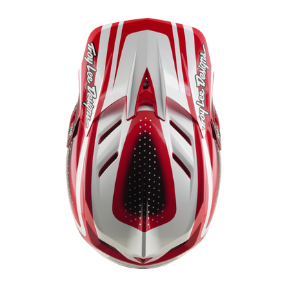 MTB-Helm TROY LEE DESIGNS D4 POLYACRYLITE MIPS THE LINE Rot/Weiß