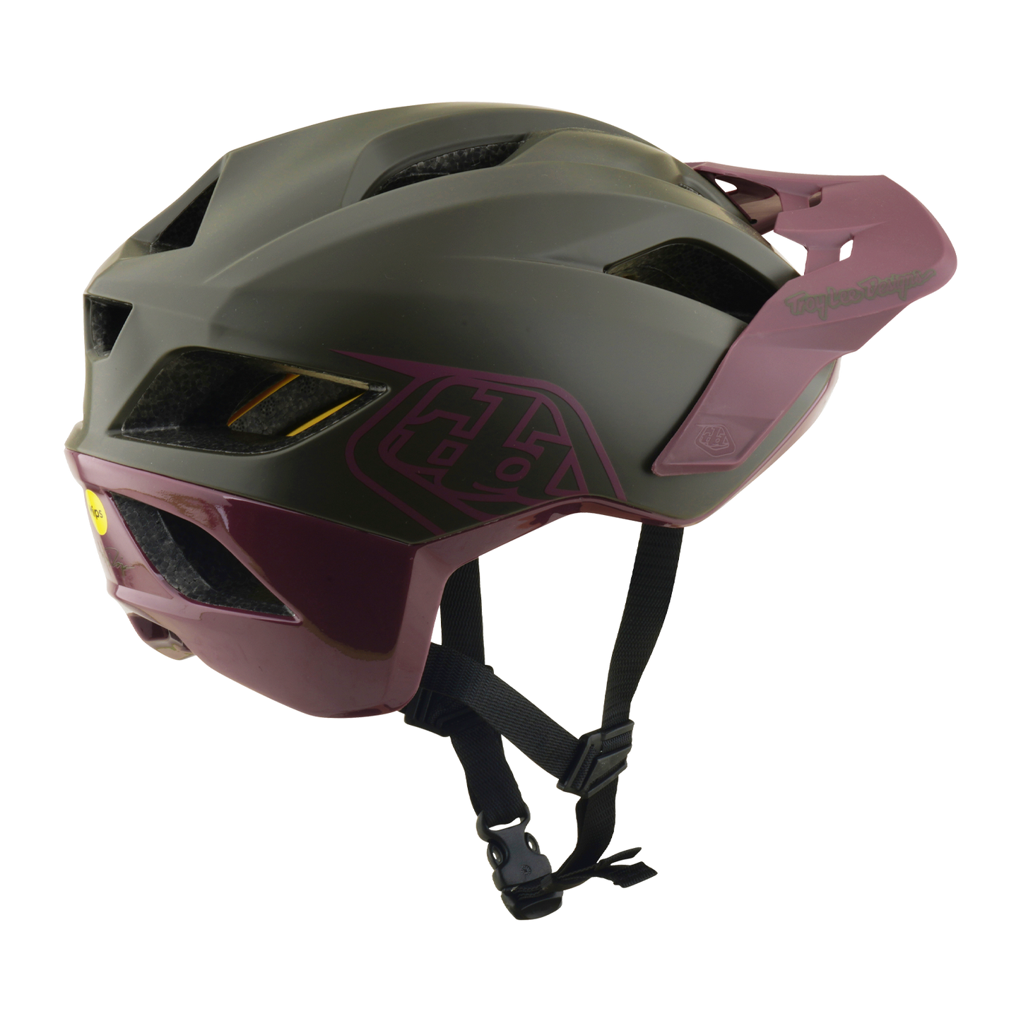 MTB-Helm TROY LEE DESIGNS FLOWLINE POINT MIPS Grau/Pflaume