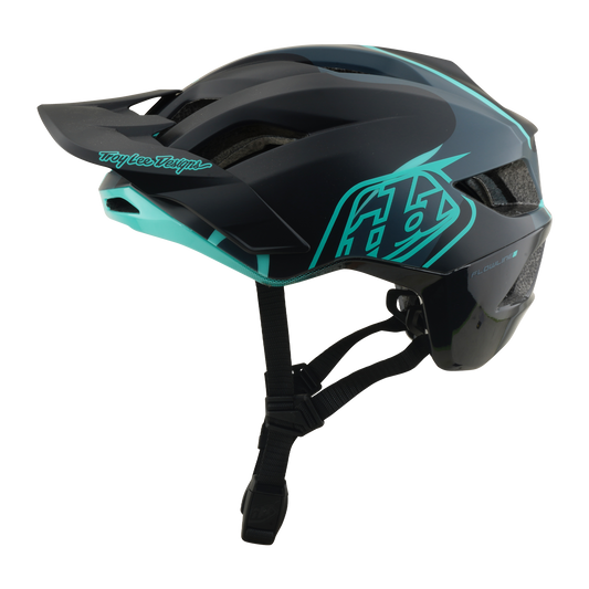 Mountainbike-Helm TROY LEE DESIGNS FLOWLINE SE MIPS BADGE Carbon/Blau