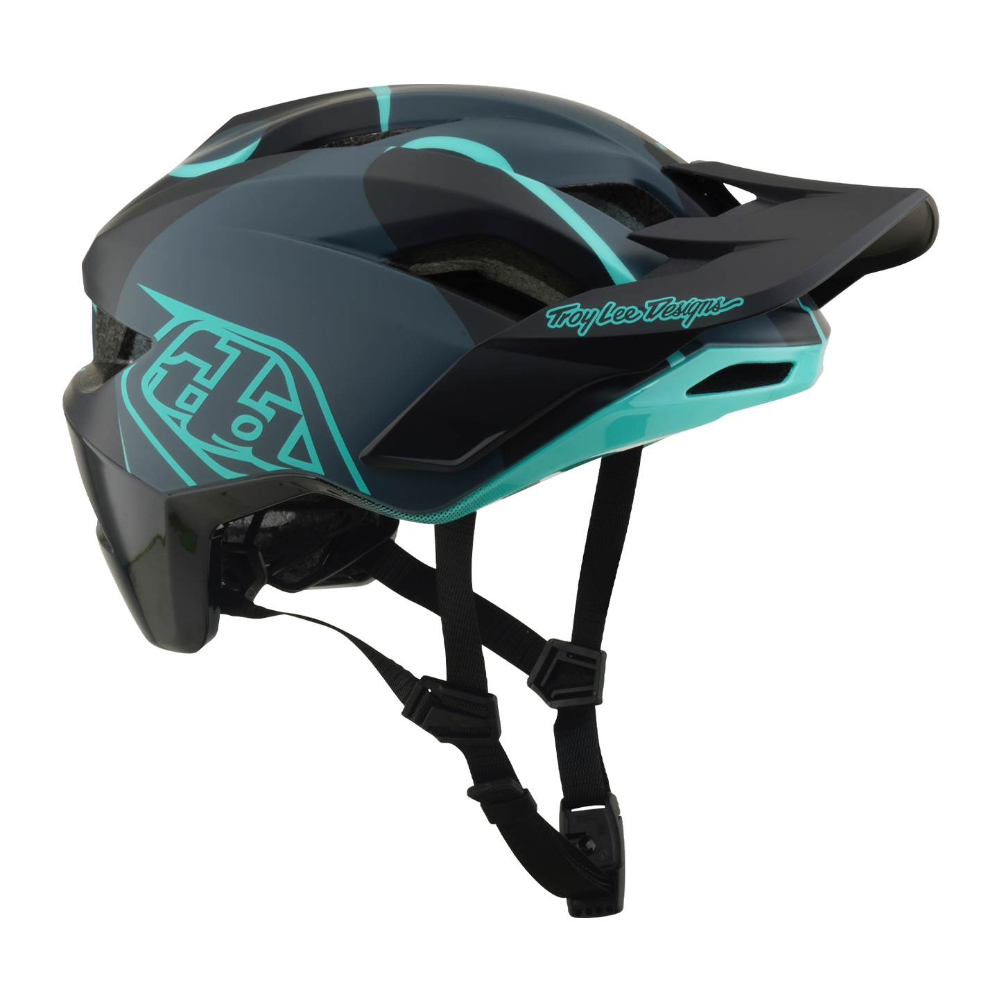 Mountainbike-Helm TROY LEE DESIGNS FLOWLINE SE MIPS BADGE Carbon/Blau