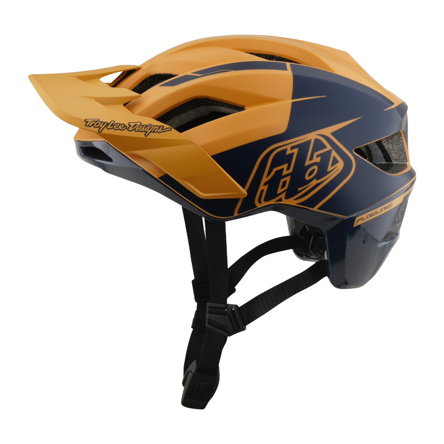 MTB-Helm TROY LEE DESIGNS FLOWLINE SE MIPS HYDRO Senf/Schwarz