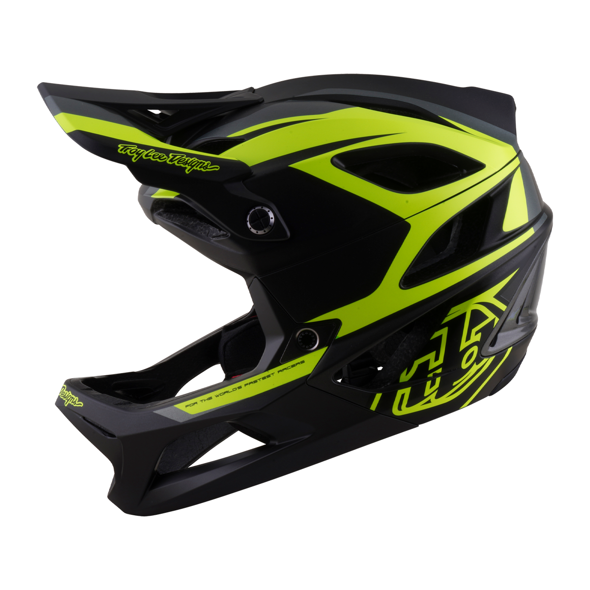 MTB-Helm TROY LEE DESIGNS STAGE 2 HIGH VIZ Anthrazit/Gelb