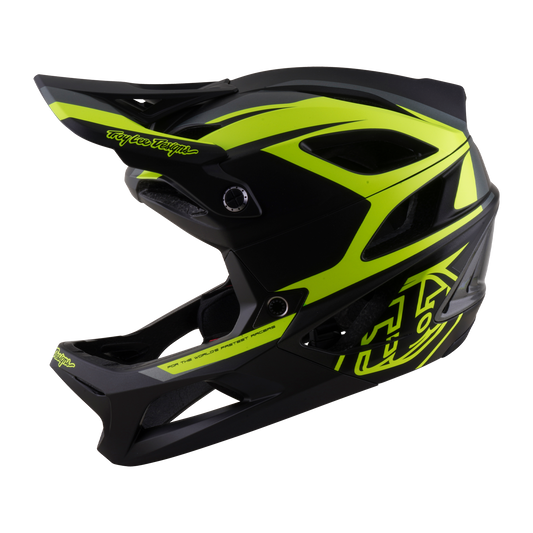 MTB-Helm TROY LEE DESIGNS STAGE 2 HIGH VIZ Anthrazit/Gelb