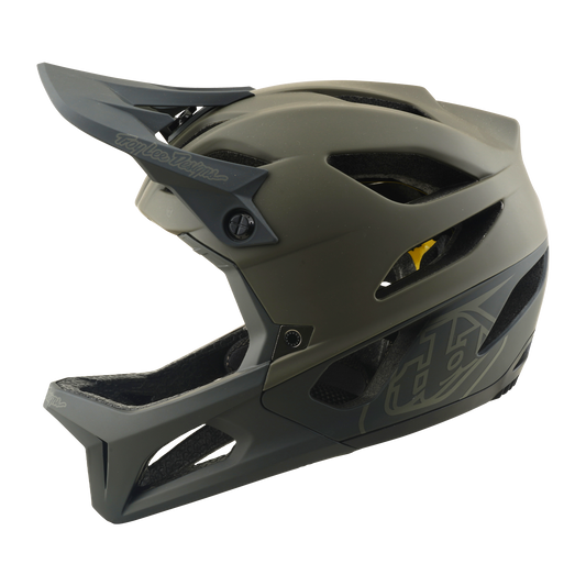 MTB-Helm TROY LEE DESIGNS STAGE MIPS DRONE TARMAC Grau