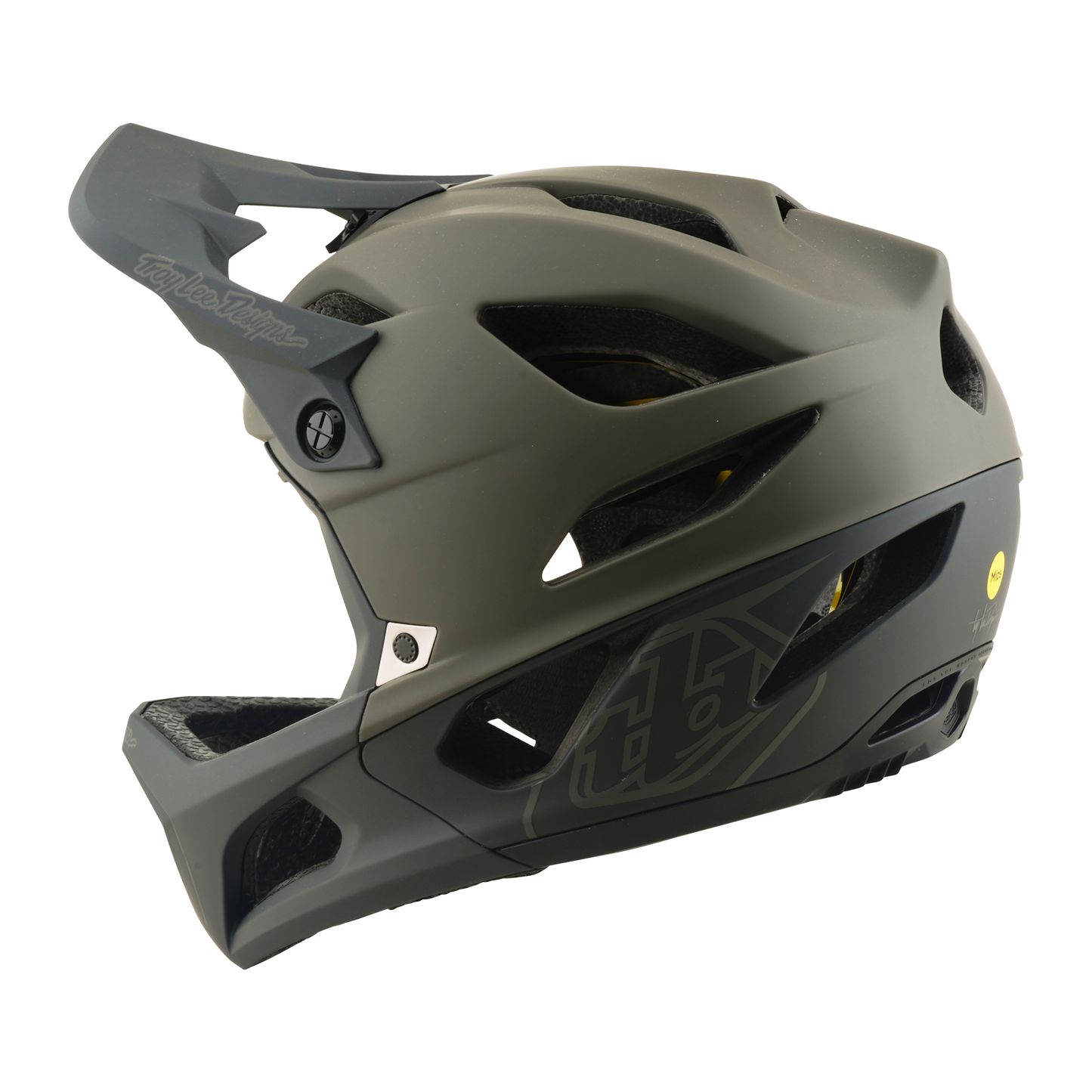 MTB-Helm TROY LEE DESIGNS STAGE MIPS DRONE TARMAC Grau