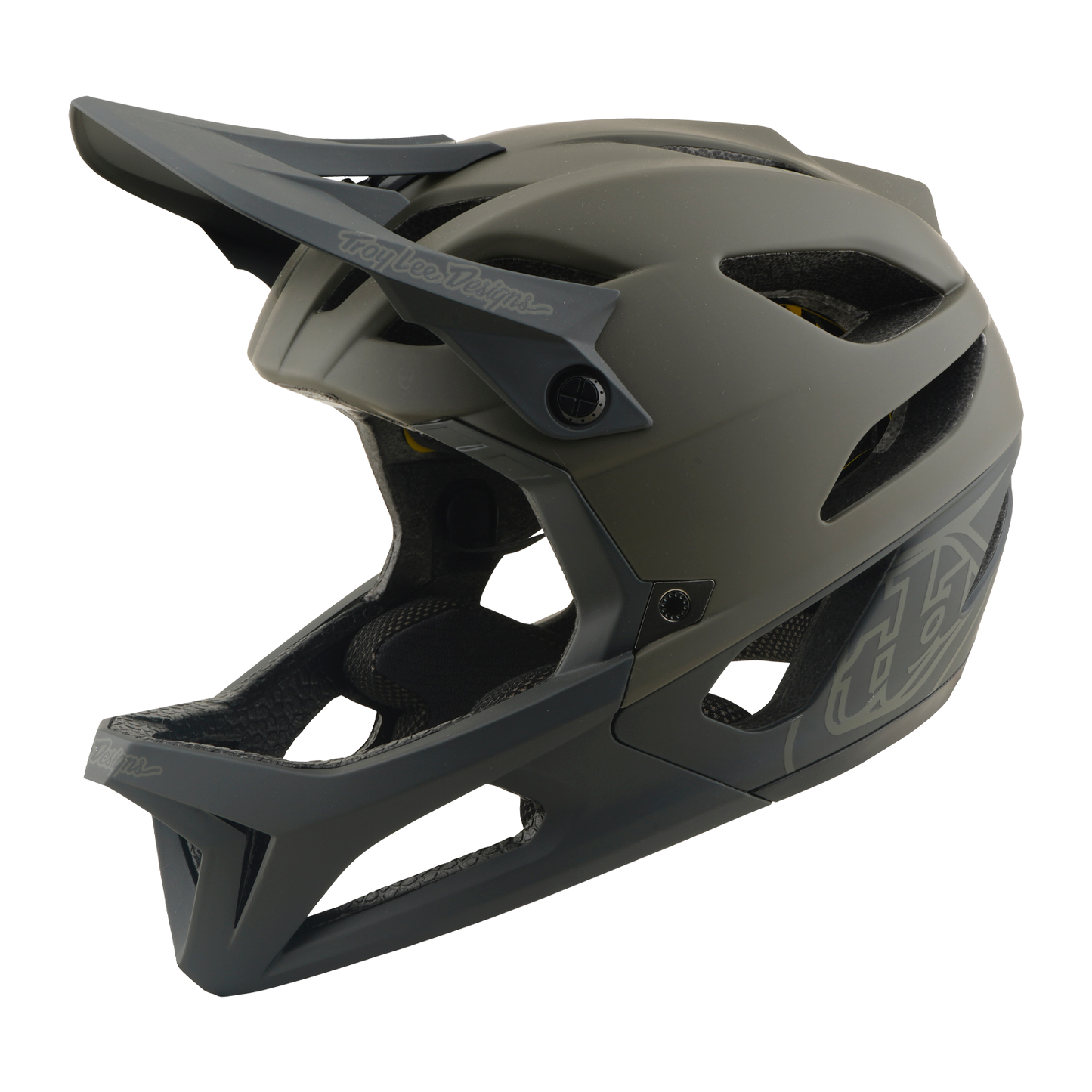 MTB-Helm TROY LEE DESIGNS STAGE MIPS DRONE TARMAC Grau