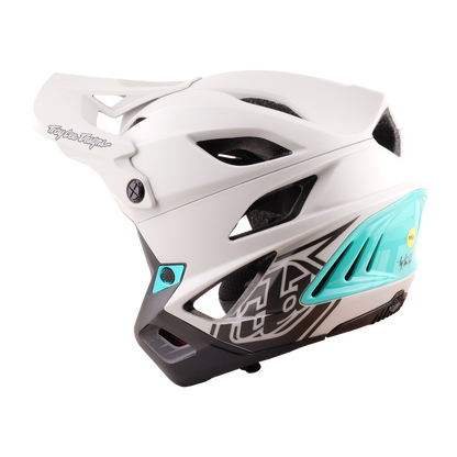 MTB-Helm TROY LEE DESIGNS STAGE STUNT DRONE PUMICE Grau/Grün