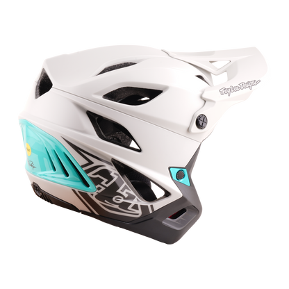 MTB-Helm TROY LEE DESIGNS STAGE STUNT DRONE PUMICE Grau/Grün