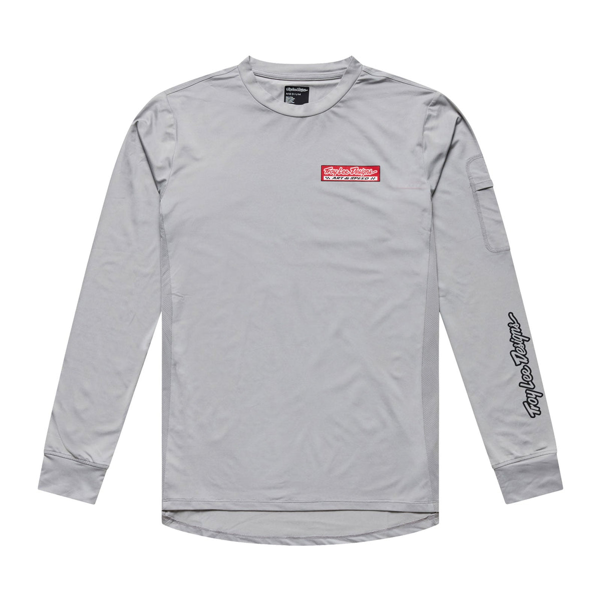 TROY LEE DESIGNS RUCKUS RIDE CUSTOM PAINT Langarmtrikot Mid Gray