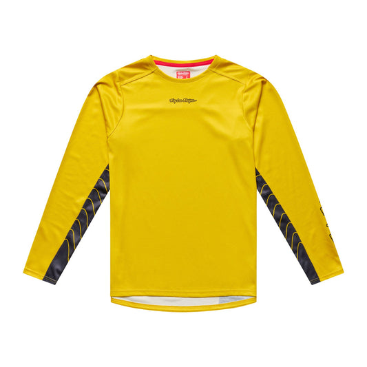 Langarmtrikot TROY LEE DESIGNS SKYLINE CHILL SWITCHBACK in Acid-Gelb