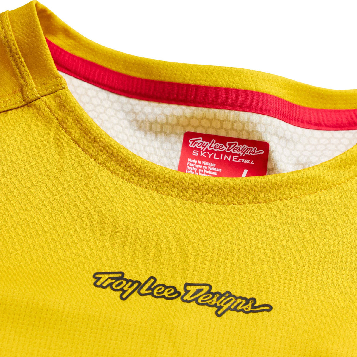 Langarmtrikot TROY LEE DESIGNS SKYLINE CHILL SWITCHBACK in Acid-Gelb