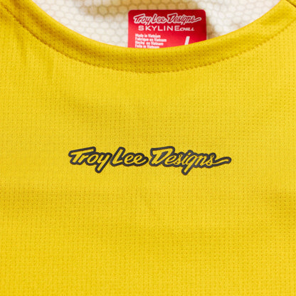 Langarmtrikot TROY LEE DESIGNS SKYLINE CHILL SWITCHBACK in Acid-Gelb