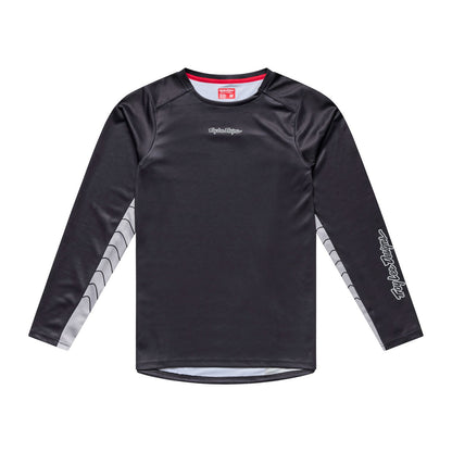Langarmtrikot TROY LEE DESIGNS SKYLINE CHILL SWITCHBACK in Carbon
