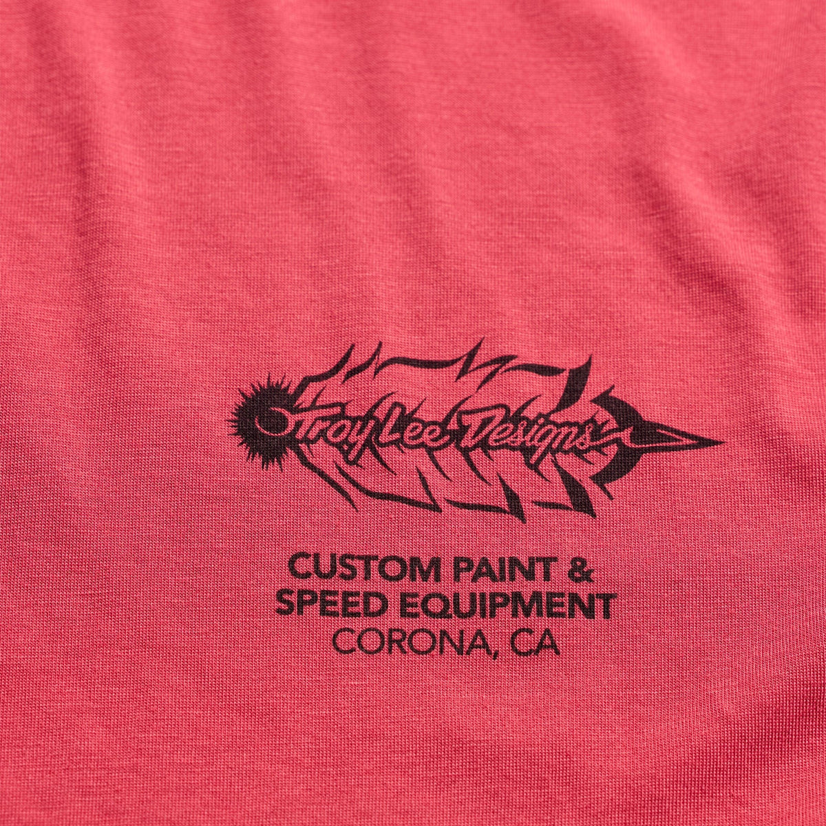 TROY LEE DESIGNS SKYLINE RIDE FEATHERED Langarmtrikot in Glutrot