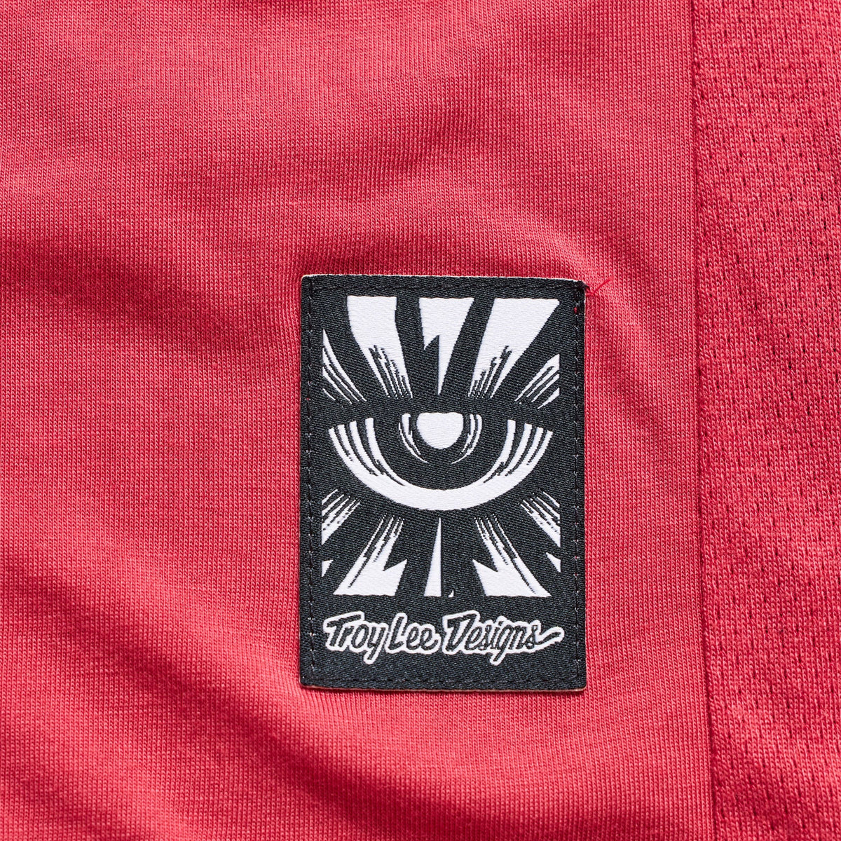 TROY LEE DESIGNS SKYLINE RIDE FEATHERED Langarmtrikot in Glutrot
