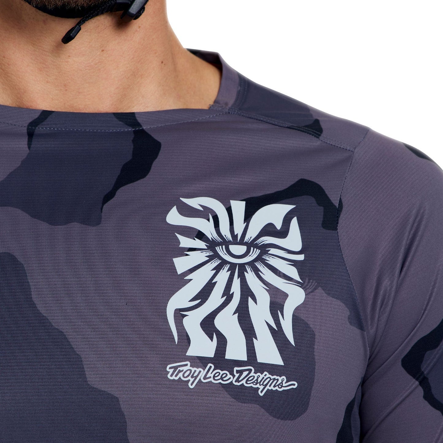 TROY LEE DESIGNS SKYLINE PRO FLOW CAMO Langarmshirt Carbon