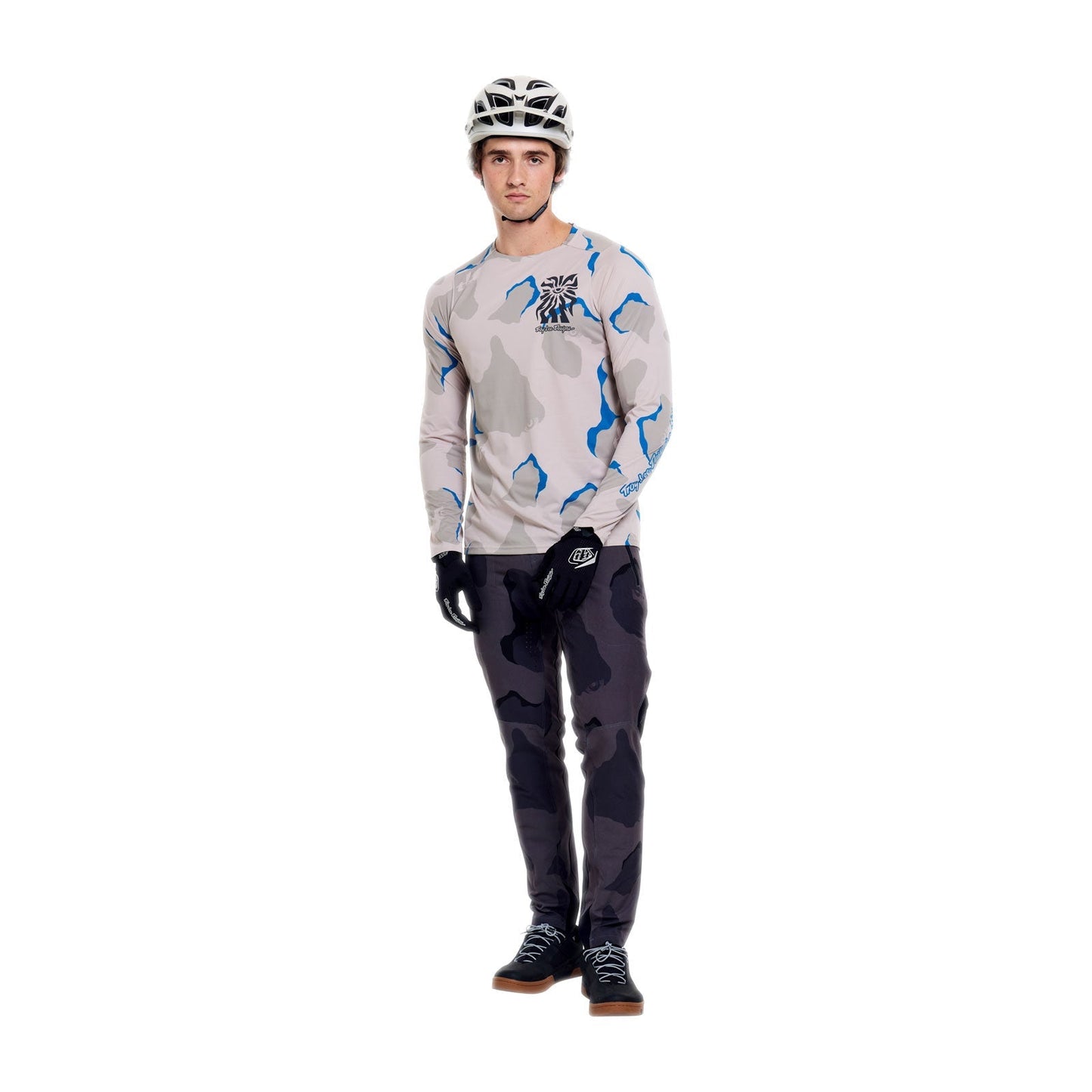 TROY LEE DESIGNS SKYLINE PRO FLOW CAMO Langarmtrikot Pumice
