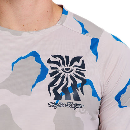 Trikot TROY LEE DESIGNS SKYLINE PRO FLOW CAMO Lange Ärmel Pumice