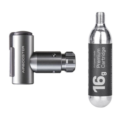 CO2-Inflator TOPEAK AIRBOOSTER + CO2-Kartusche mit Gewinde 16 g (x1)