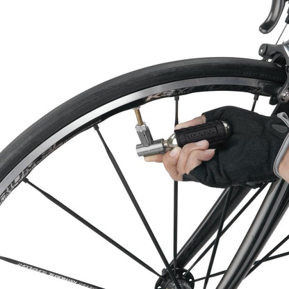 CO2-Inflator TOPEAK AIRBOOSTER + CO2-Kartusche mit Gewinde 16 g (x1)