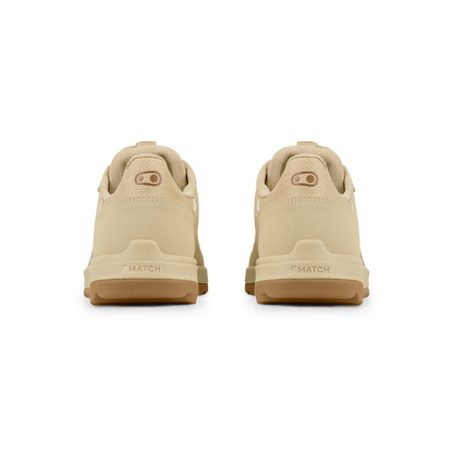 CRANKBROTHERS STAMP TRAIL SPEED LACE MTB-Schuhe in Sand/Braun/Gum – Rückansicht