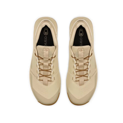 CRANKBROTHERS STAMP TRAIL SPEED LACE MTB-Schuhe in Sand/Braun/Gum – Draufsicht