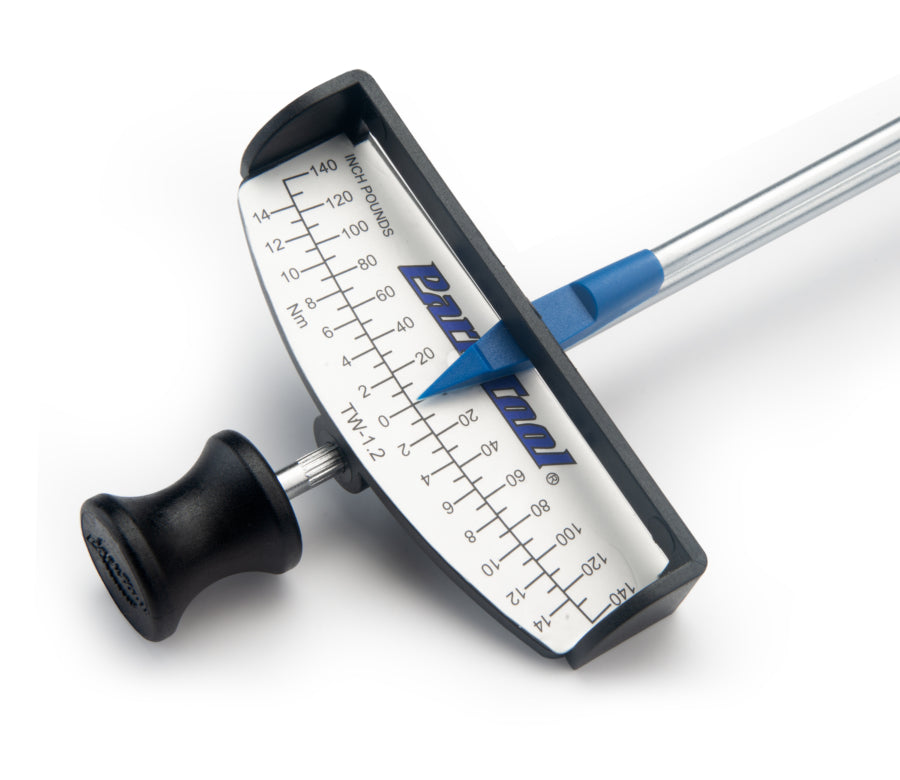Park Tool TW-1.2 Nahaufnahme der Ableseskala