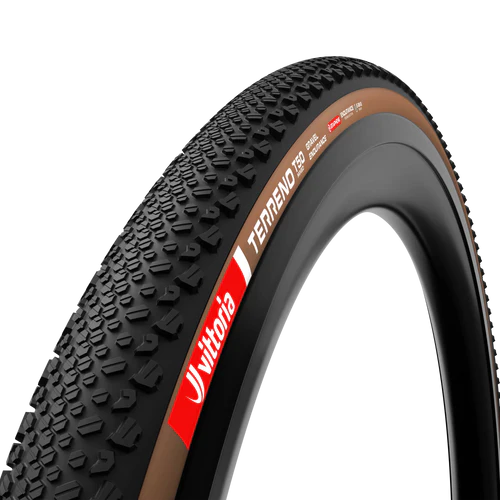Reifen VITTORIA TERRENO T50 MIXED GRAVEL ENDURANCE G2.0 700x45c Tubeless Ready Weich Braun