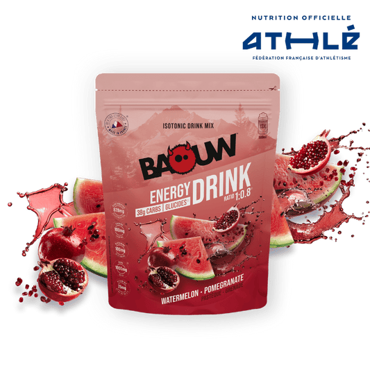 BAOUW ISOTONIC Energy Drink (585g) Wassermelone/Granatapfel