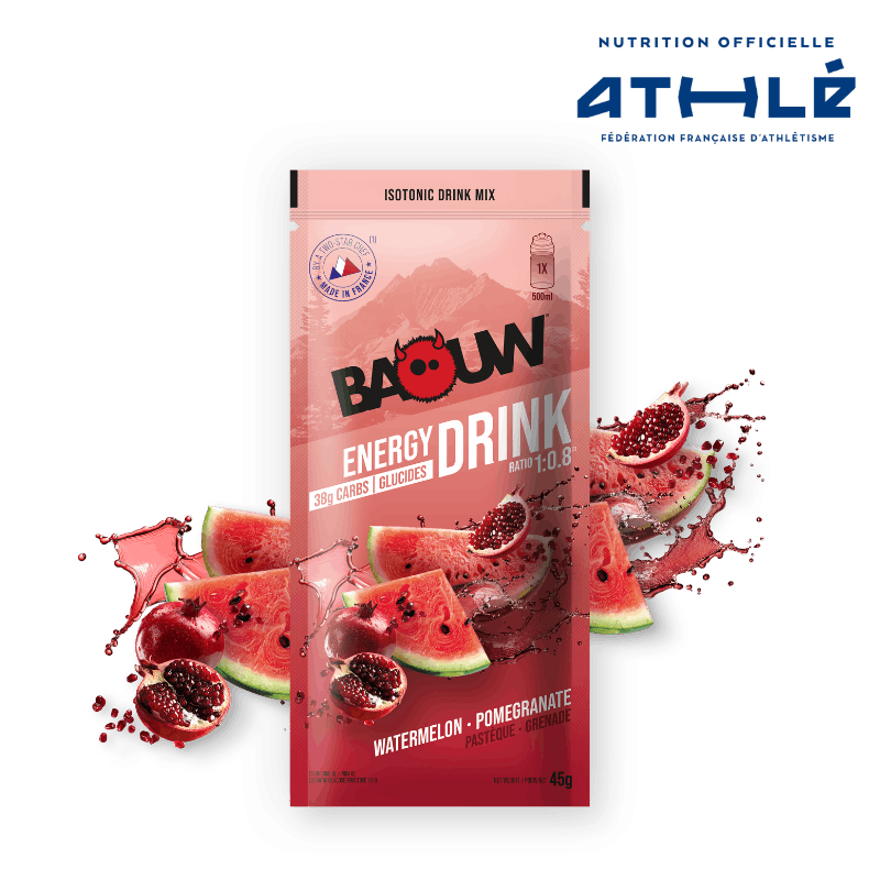BAOUW ISOTONIC Energy Drink (45g) Wassermelone/Granatapfel
