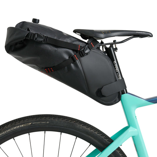 USWE ROLLTOP SADDLE BAG 9 L Satteltasche, schwarz