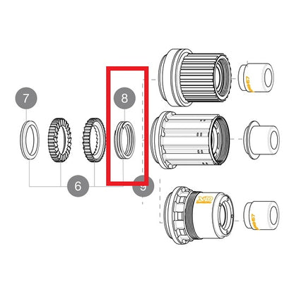 Kit 3 Federn MAVIC für System ID360 MTB