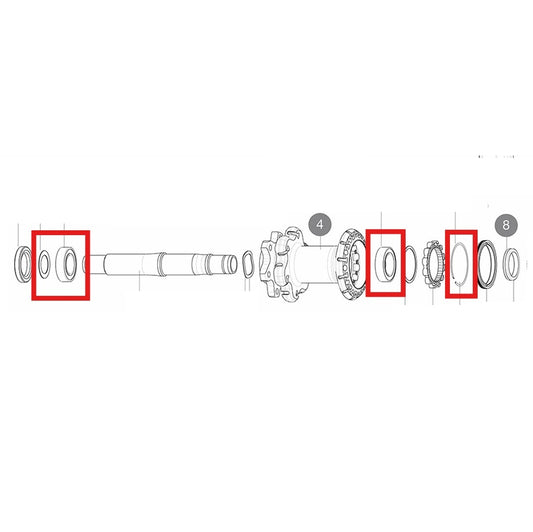 LAGERSATZ MAVIC ID360 15X28X7 (61902) + 17X28X7