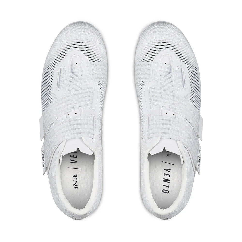 FIZIK VENTO POWERSTRAP AEROWEAVE Rennradschuhe, Weiß