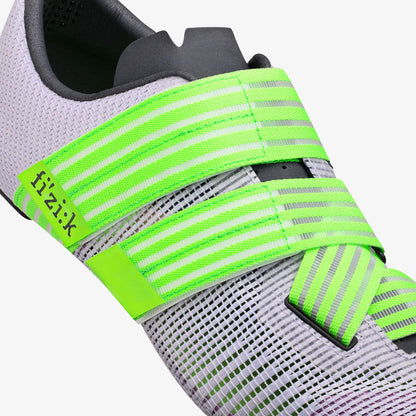 Rennradschuhe FIZIK VENTO POWERSTRAP AEROWAVE Violett/Grün