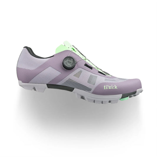 FIZIK VENTO PROXY WIDE XC/Gravel-Mountainbike-Schuhe, Lavendel/Grün