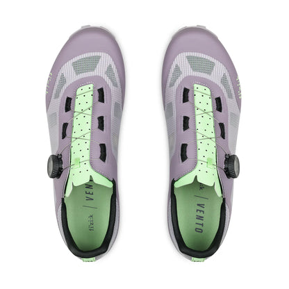 MTB XC/Gravel-Schuhe FIZIK VENTO PROXY WIDE Lavendel/Grün